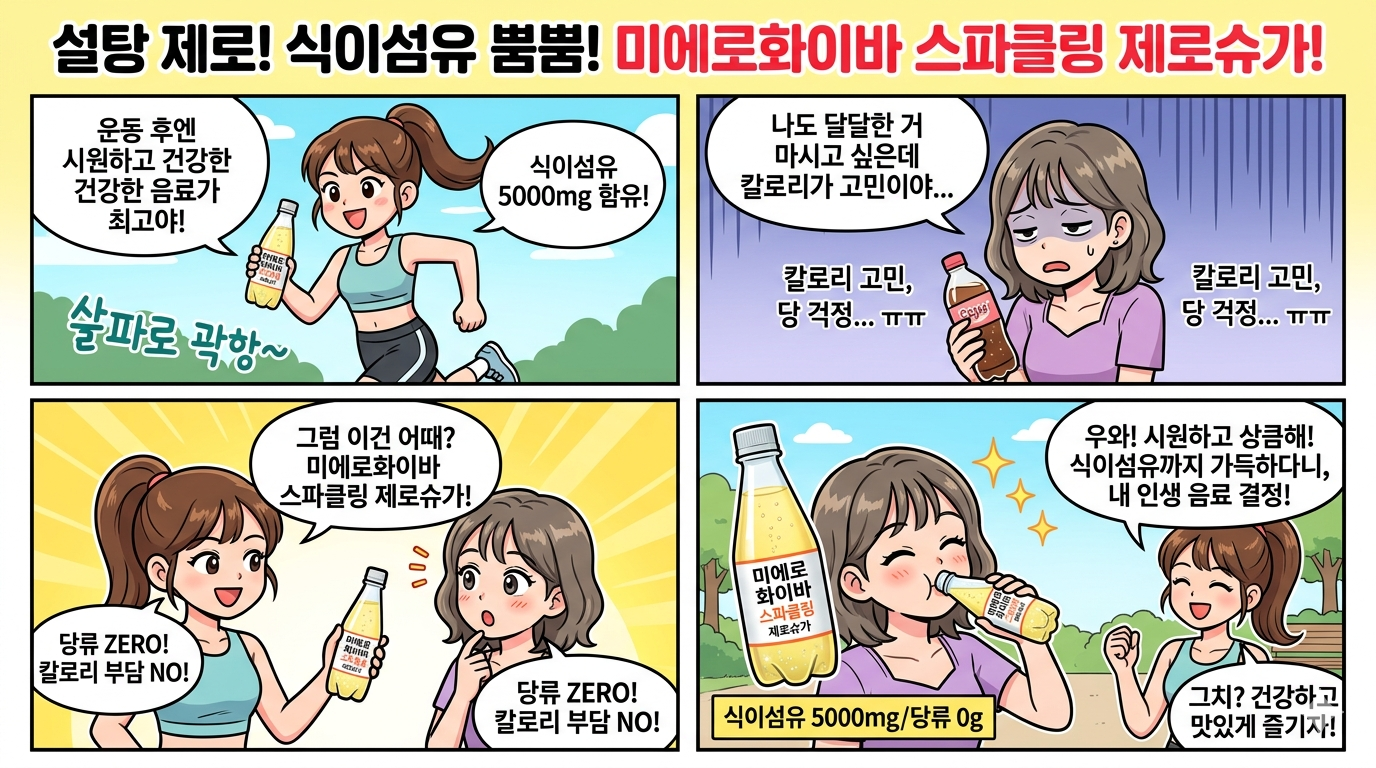 미에로화이바 스파클링 제로슈가