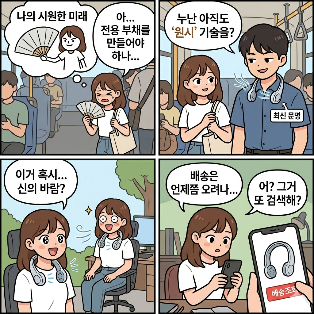 넥밴드 쿨러